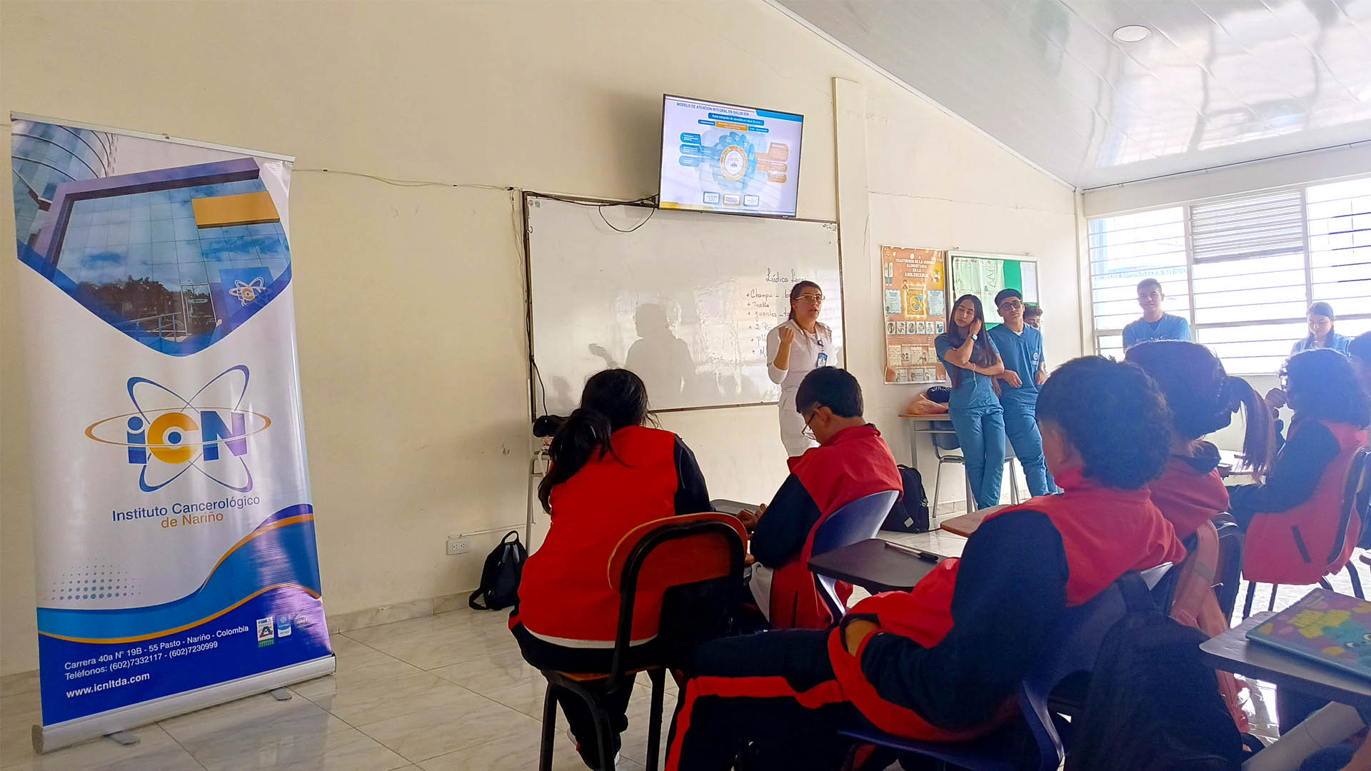 Participación del Instituto Cancerológico de Nariño en Jornada Educativa en el Colegio LEMO