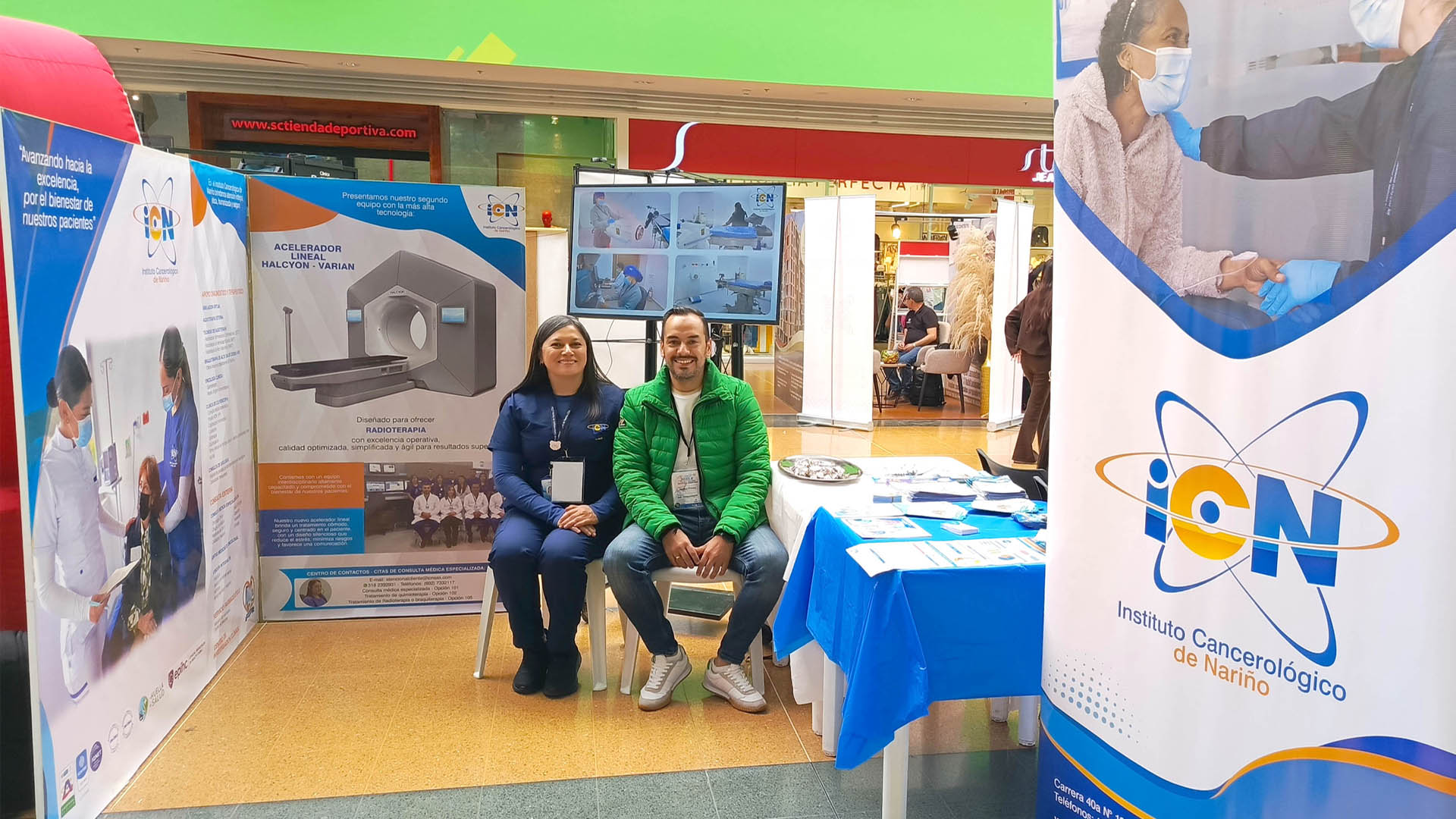 El ICN se destacó en la Expoferia Binacional ‘Conectar Bienestar, Salud y Belleza’ en Ipiales