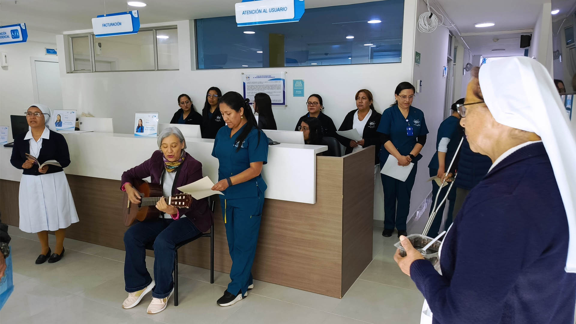 Reflexión Espiritual e Imposición de la Ceniza en el Instituto Cancerológico de Nariño