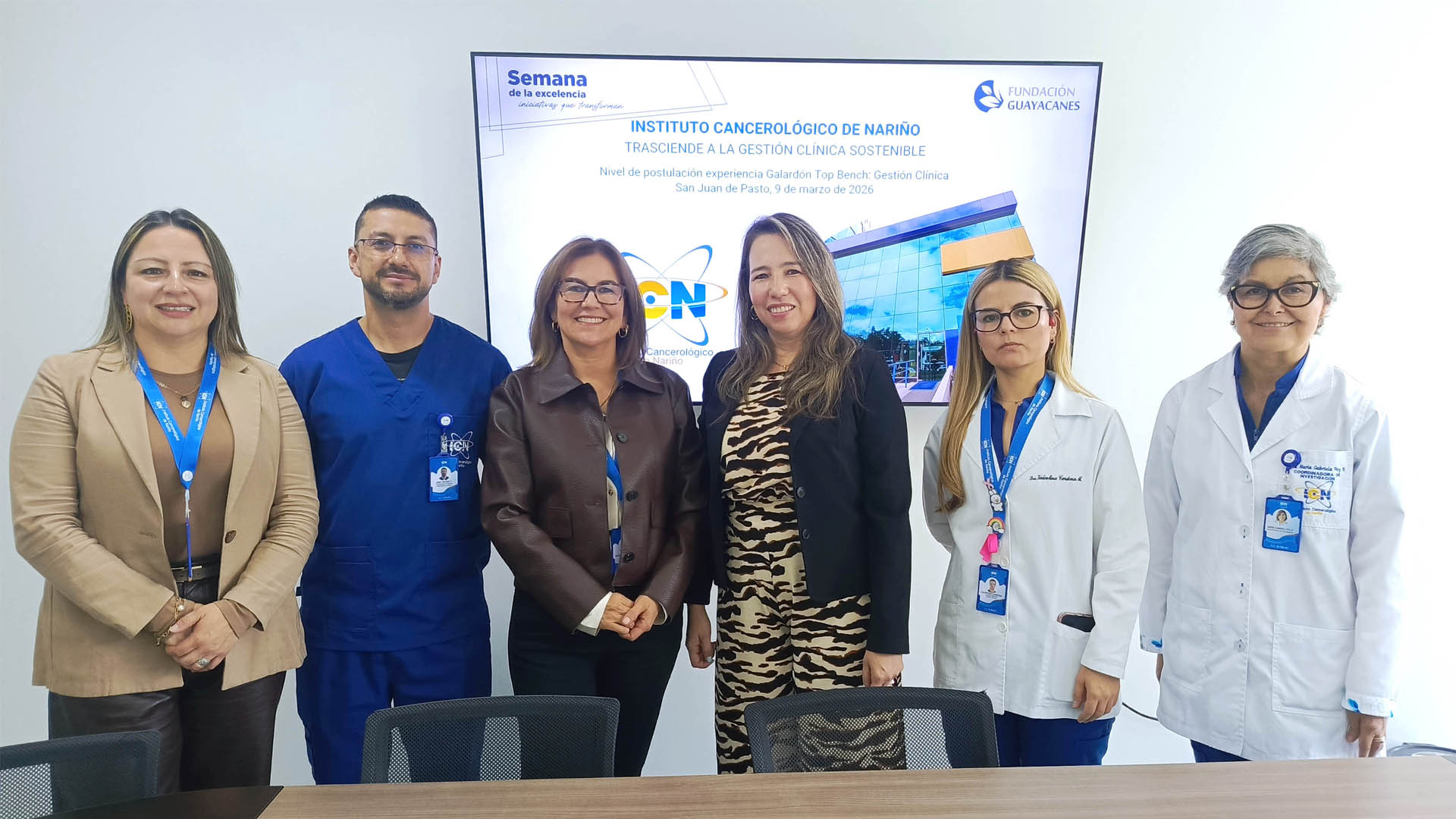 Instituto Cancerológico de Nariño avanza a la etapa 6 del proceso Top Bench